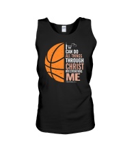I Can Do All Things Though Christ Basketball Unisex Tank tile