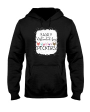 Easily Distracted By Peckers Hooded Sweatshirt tile