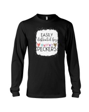 Easily Distracted By Peckers Long Sleeve Tee tile