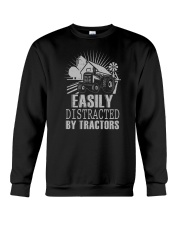 Easily Distracted By Tractors Crewneck Sweatshirt tile