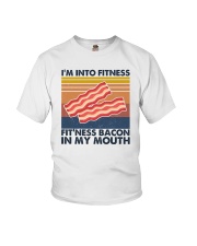 I'm Into Fitness Fit'ness Bacon In My Mouth 1 Youth T-Shirt tile