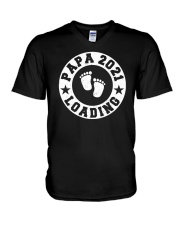 Papa 2021 Loading V-Neck T-Shirt tile
