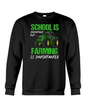 School Is Important But Farming Is Importanter Crewneck Sweatshirt tile
