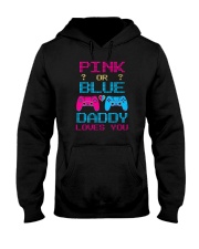 Pink or Blue Daddy Loves You Game Hooded Sweatshirt tile