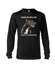 Their Hearts Are As Big As Their Heads Pitbull Long Sleeve Tee tile
