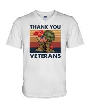 Thank You Veterans V-Neck T-Shirt tile