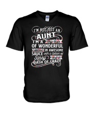 I'm Not Just An Aunt I'm A Big Cup Of Wonderful V-Neck T-Shirt tile