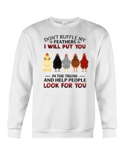 Don't Ruffle My Feathers Chicken Crewneck Sweatshirt tile
