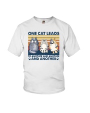 One Cat Leads To Another And Another Youth T-Shirt tile