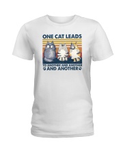 One Cat Leads To Another And Another Ladies T-Shirt tile