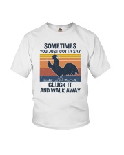 Sometimes You Just Gotta Say Cluck It Youth T-Shirt tile