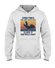 Sometimes You Just Gotta Say Cluck It Hooded Sweatshirt tile