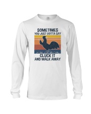 Sometimes You Just Gotta Say Cluck It Long Sleeve Tee tile