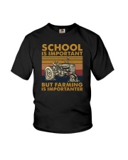 School Is Important But Farming Is Importanter Youth T-Shirt tile
