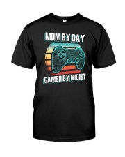 Mom By Day Gamer By Night Classic T-Shirt front