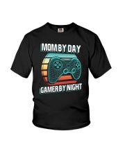 Mom By Day Gamer By Night Youth T-Shirt tile