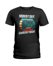 Mom By Day Gamer By Night Ladies T-Shirt tile