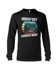 Mom By Day Gamer By Night Long Sleeve Tee tile