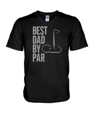 Best Dad By Par V-Neck T-Shirt tile