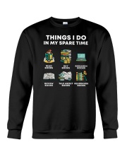 Things I Do In My Spare Time Books Crewneck Sweatshirt tile