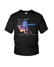 Behind Every Softball Player Softball Mom Youth T-Shirt tile