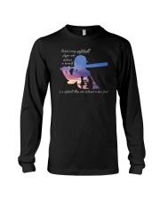 Behind Every Softball Player Softball Mom Long Sleeve Tee tile
