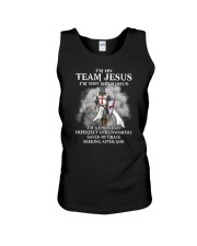 I'm On Team Jesus I'm Not Religious Unisex Tank tile