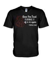 Have You Tried Turning It Off And On Again V-Neck T-Shirt tile