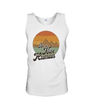 Be A Nice Human Unisex Tank tile