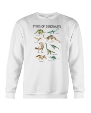 Types Of Dinosaurs Crewneck Sweatshirt tile