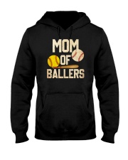 Mom Of Ballers Softball Baseball Hooded Sweatshirt tile