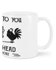 I Might Look Like I'm Listening To You Chickens Mugs tile