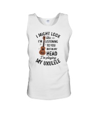 I Might Look Like I'm Listening To You Ukulele Unisex Tank tile