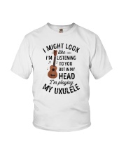 I Might Look Like I'm Listening To You Ukulele Youth T-Shirt tile