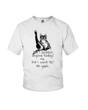 Did I Scratch Anyone Today Cat Youth T-Shirt tile