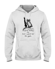 Did I Scratch Anyone Today Cat Hooded Sweatshirt tile