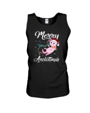 Merry Axolotlmas Unisex Tank tile