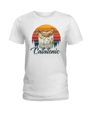 Catatonic Cat Gin and Tonic Ladies T-Shirt tile