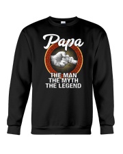 Papa The Man The Myth The Legend Crewneck Sweatshirt tile