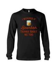 I Wonder If Bourbon Thinks About Me Too Long Sleeve Tee tile