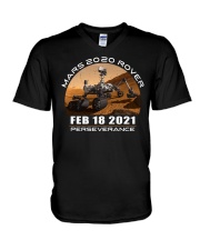 Mars 2020 Rover Feb 18 2021 V-Neck T-Shirt tile