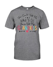 You Can't Tell Me What To Do Classic T-Shirt front