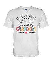 You Can't Tell Me What To Do V-Neck T-Shirt tile