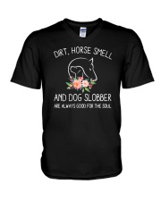 Dirt Horse Smell And Dog Slobber V-Neck T-Shirt tile