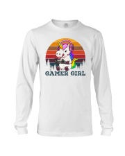 Gamer Girl Unicorn Long Sleeve Tee tile