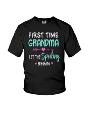 First Time Grandma Let The Spoiling Begin Youth T-Shirt tile