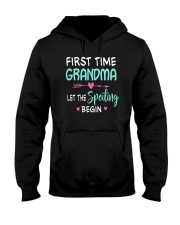 First Time Grandma Let The Spoiling Begin Hooded Sweatshirt tile
