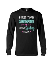First Time Grandma Let The Spoiling Begin Long Sleeve Tee tile
