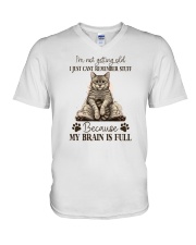 I'm Not Getting Old Cat V-Neck T-Shirt tile