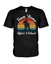 Team Home Office And School V-Neck T-Shirt tile